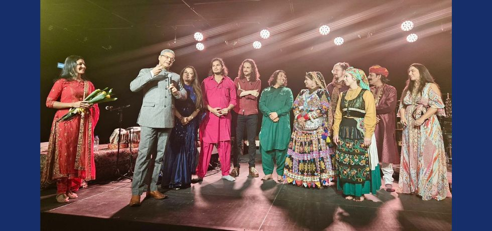 The Ambassador delivered remarks at “Ambar,” an India–Portugal folk music and dance fusion event, organized in collaboration with the Embassy, Zariya and the Dhoad Group, held on 22nd March 2026.